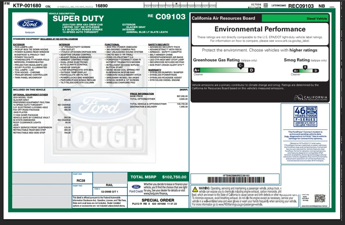 2024 Ford Super Duty 5th Gen - Image 6 of 12
