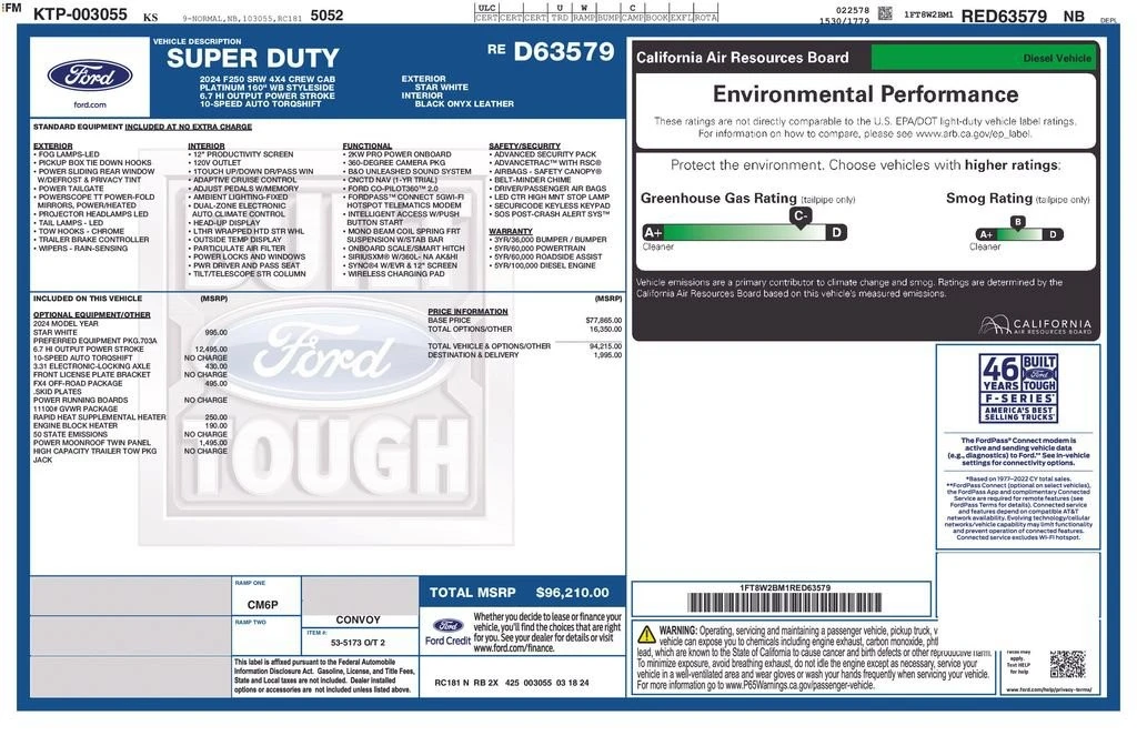 2024 Ford Super Duty 5th Gen - Image 2 of 2