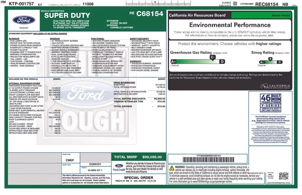 2024 Ford Super Duty 5th Gen - Image 2 of 2