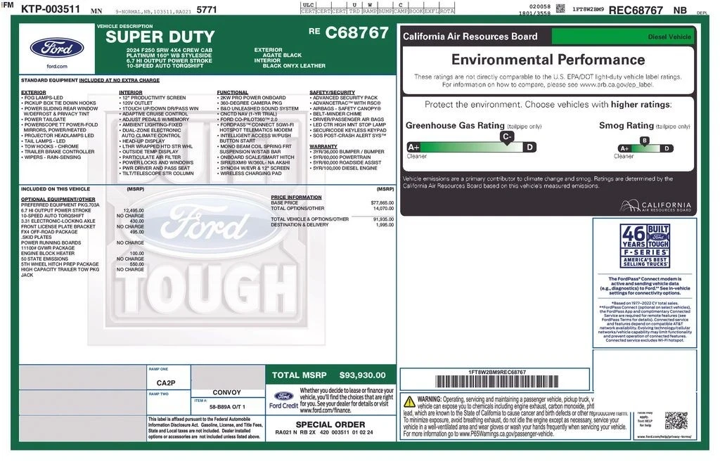 2024 Ford Super Duty 5th Gen - Image 4 of 12