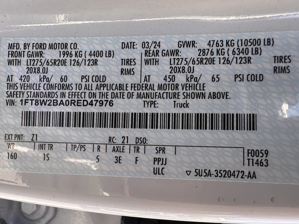 2024 Ford Super Duty 5th Gen - Image 31 of 31