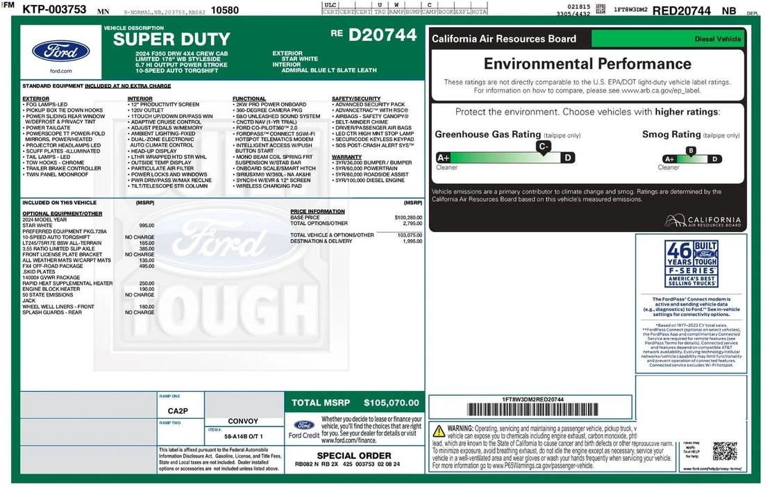 2024 Ford Super Duty 5th Gen - Image 6 of 21