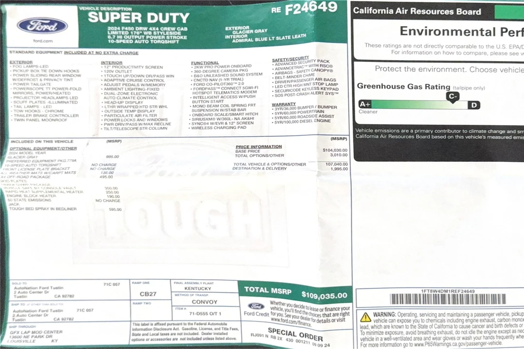 2024 Ford Super Duty 5th Gen - Image 8 of 8