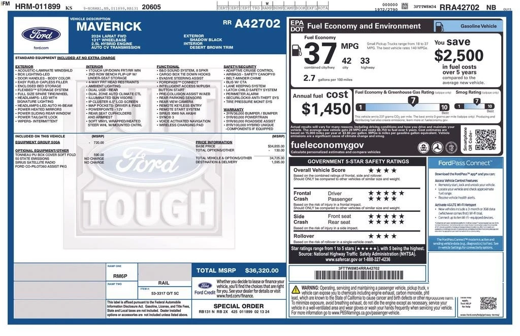 2024 Ford Maverick - Image 13 of 13