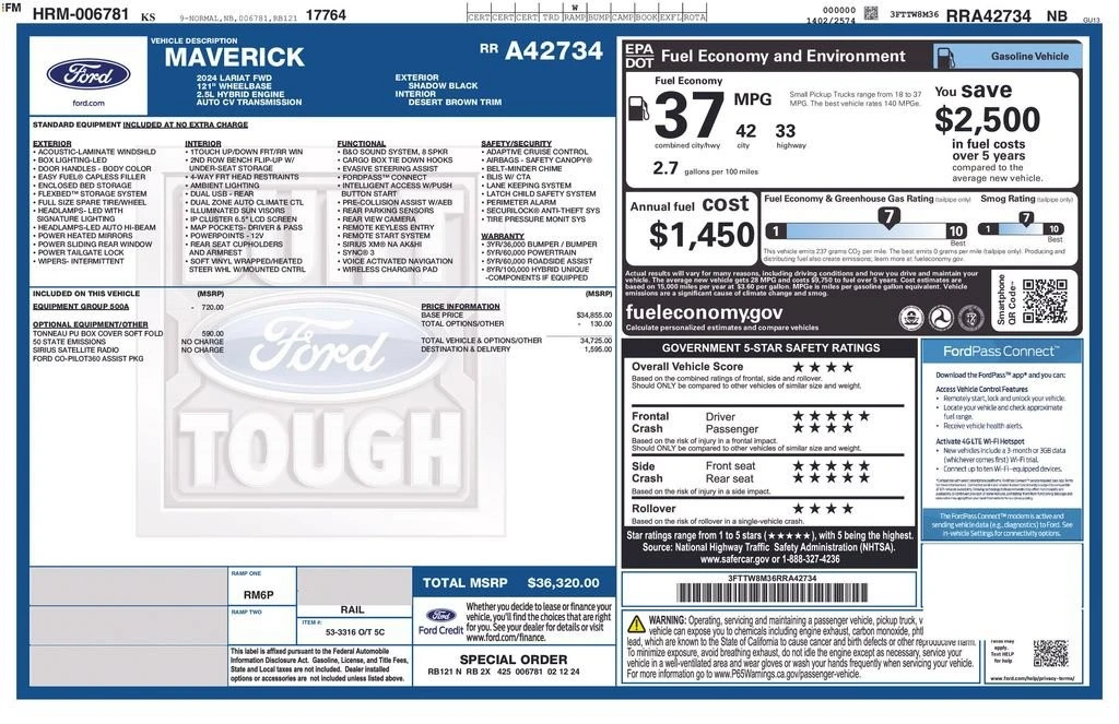 2024 Ford Maverick - Image 12 of 13