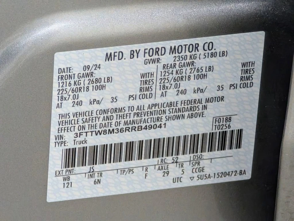 2024 Ford Maverick - Image 25 of 29