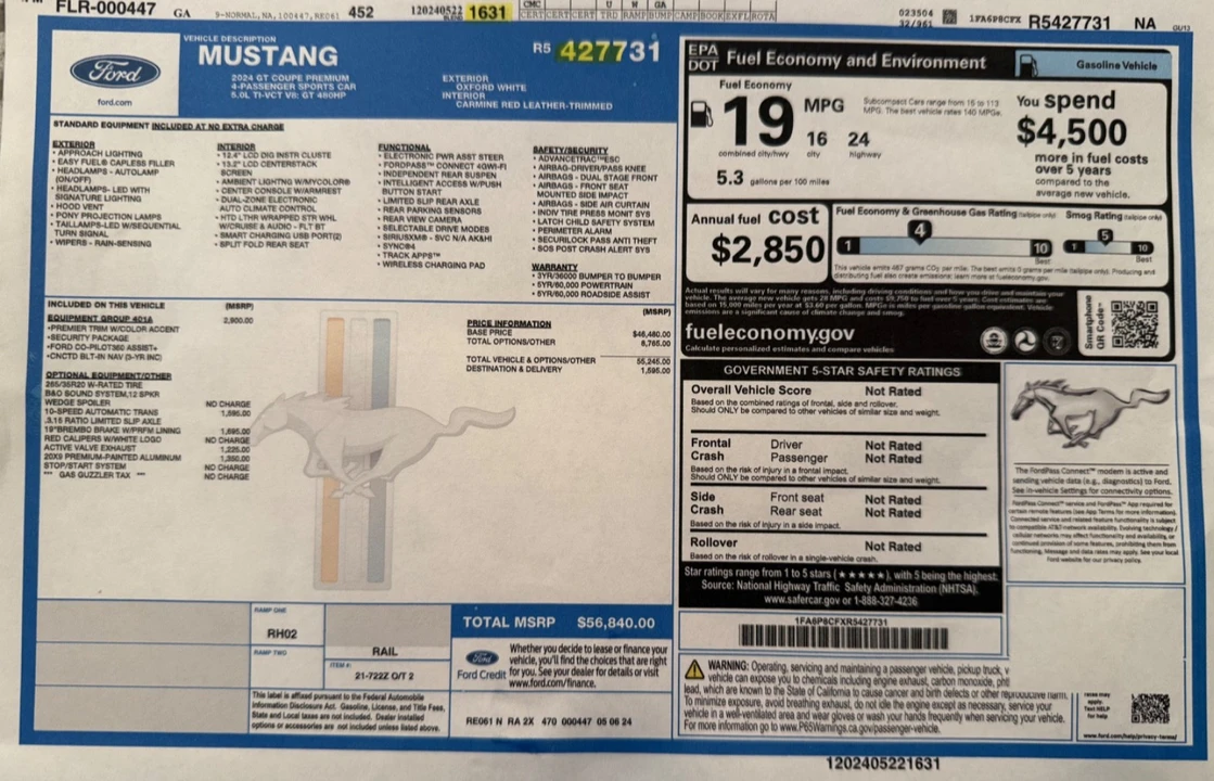 2024 Ford S650 Mustang - Image 2 of 18