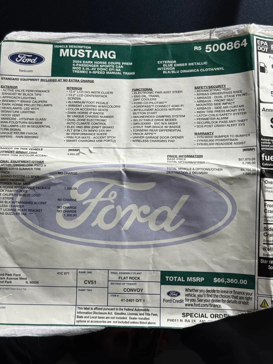 2024 Ford S650 Mustang - Image 8 of 11