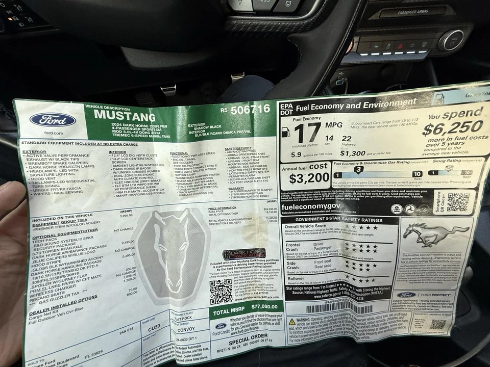 2024 Ford S650 Mustang Dark Horse - Image 27 of 31