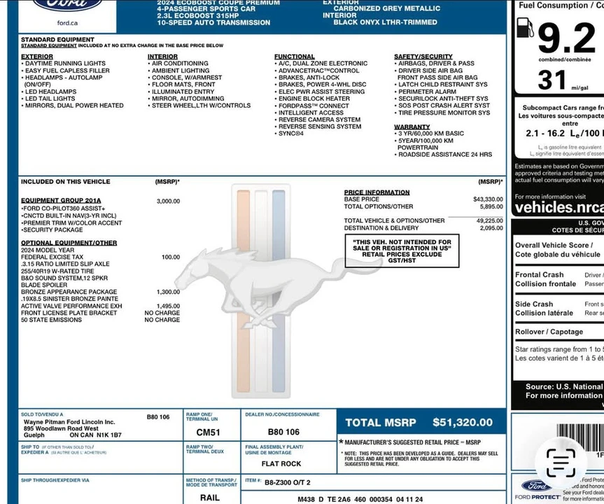 2024 Ford S650 Mustang - Image 10 of 10