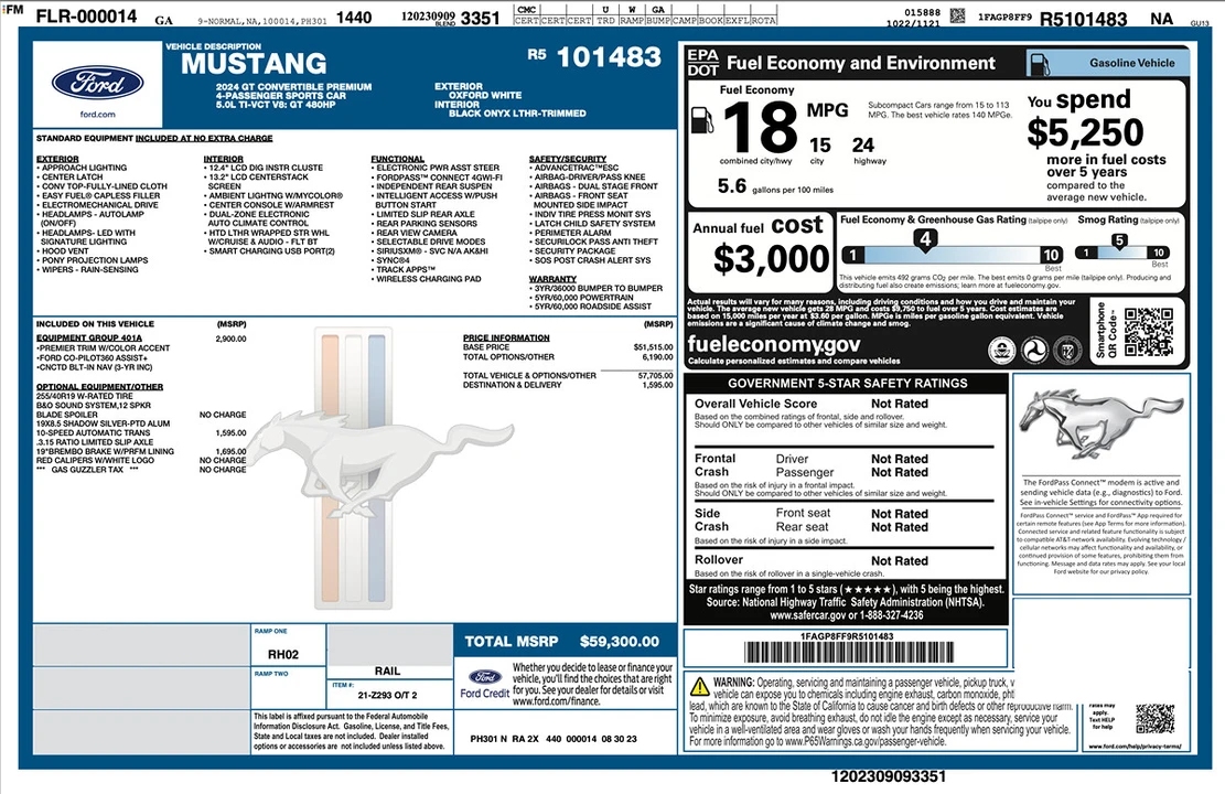 2024 Ford S650 Mustang GT - Image 2 of 31