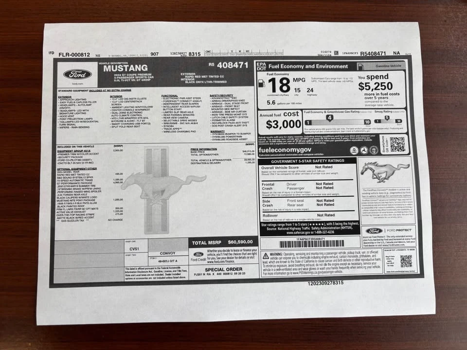 2024 Ford S650 Mustang - Image 8 of 8