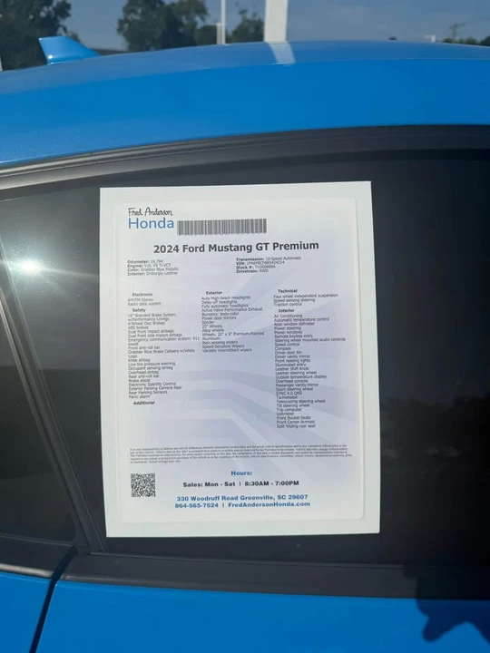 2024 Ford S650 Mustang GT - Image 9 of 9