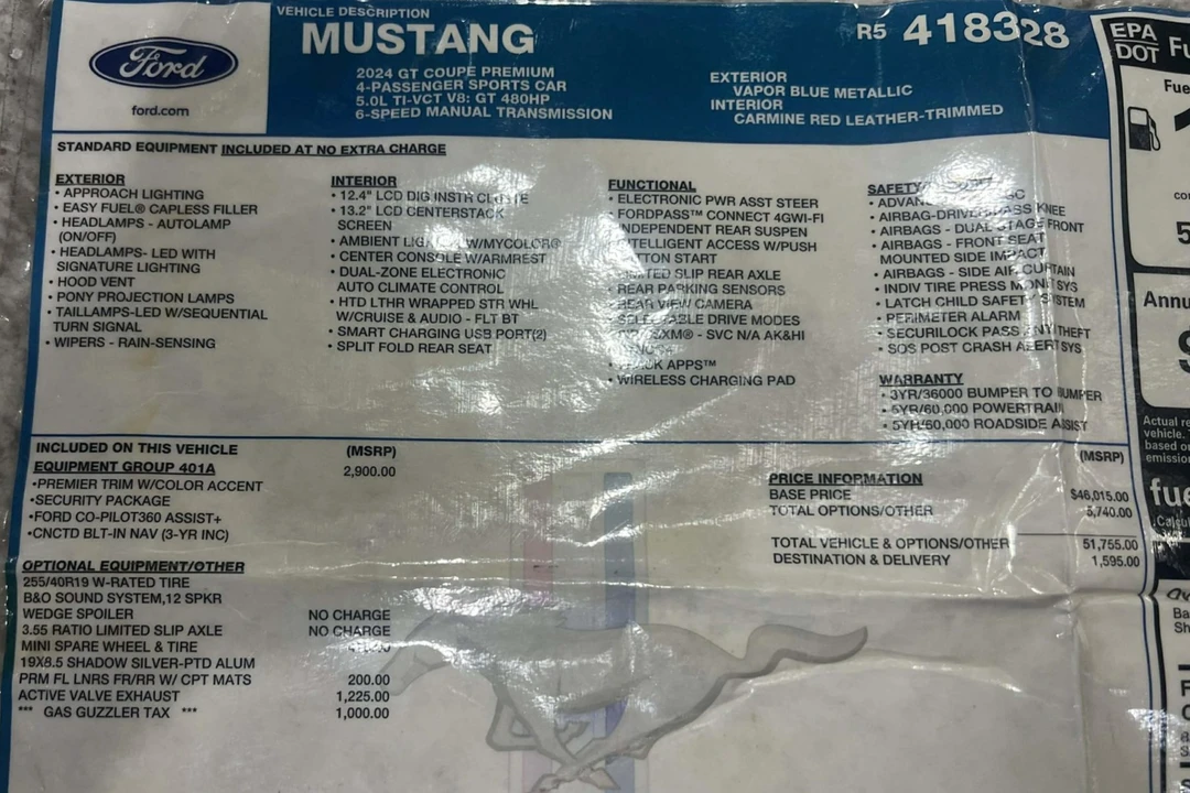 2024 Ford S650 Mustang - Image 8 of 8