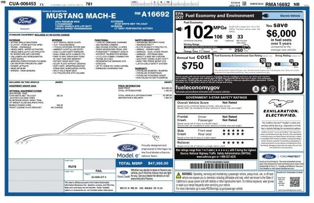 2024 Ford Mustang Mach-E - Image 3 of 31