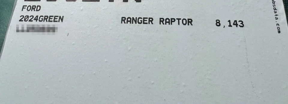 2024 Ford Ranger Raptor 5th Gen - Image 6 of 6