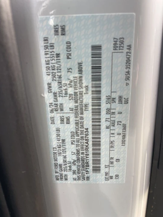 2024 Ford Transit - Image 31 of 31