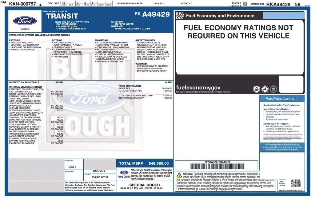 2024 Ford Transit - Image 29 of 29