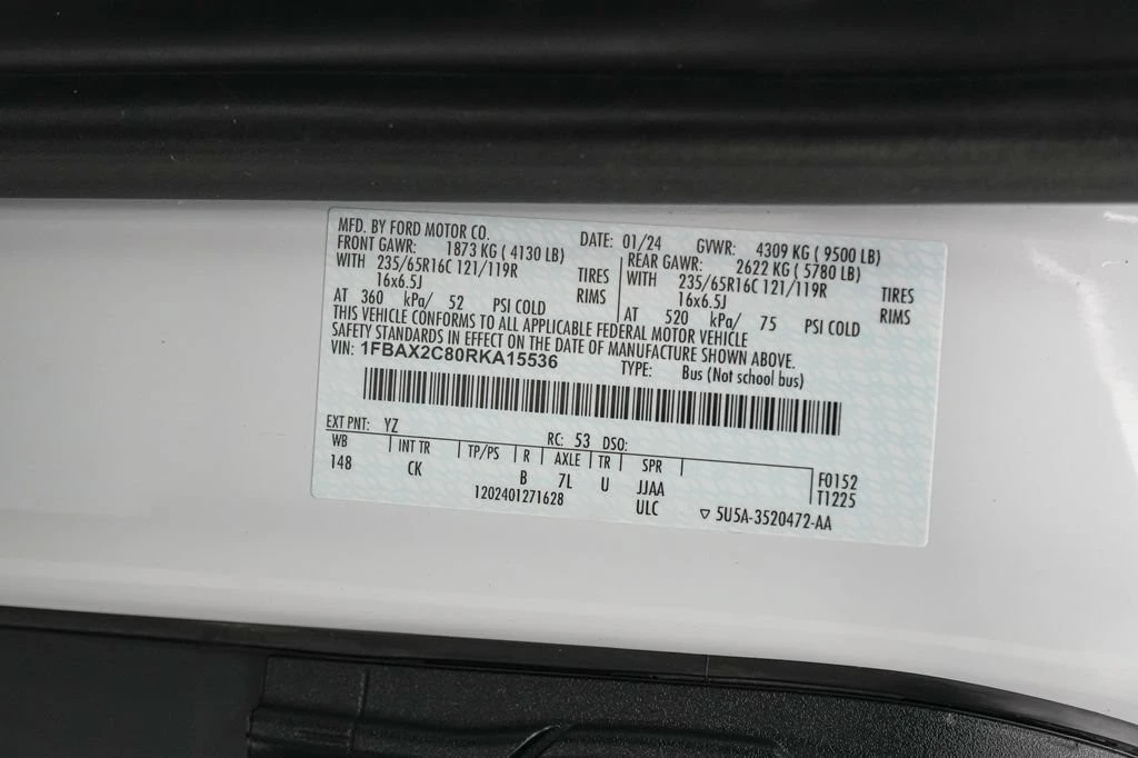 2024 Ford Transit - Image 28 of 28