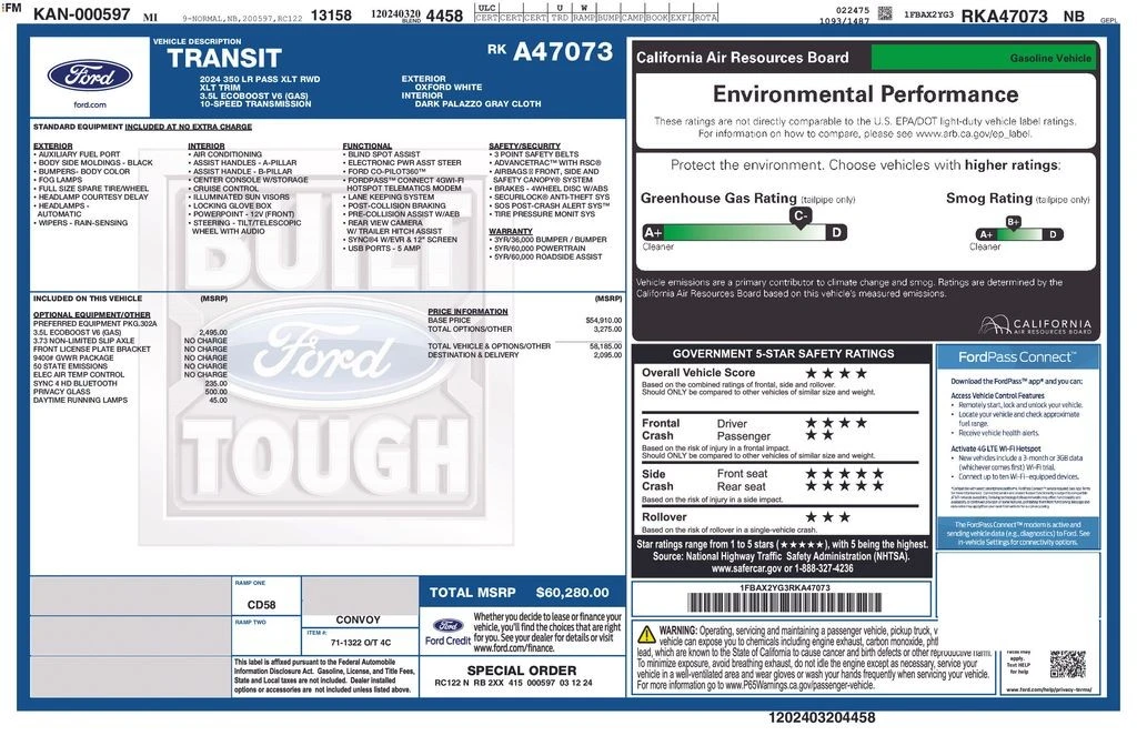 2024 Ford Transit - Image 4 of 31