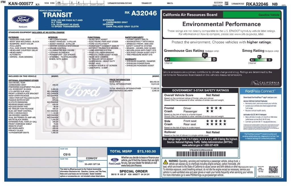 2024 Ford Transit - Image 25 of 25