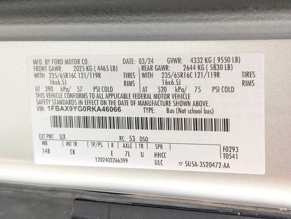 2024 Ford Transit - Image 23 of 28