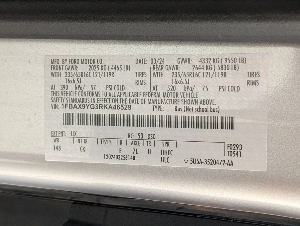 2024 Ford Transit - Image 23 of 28