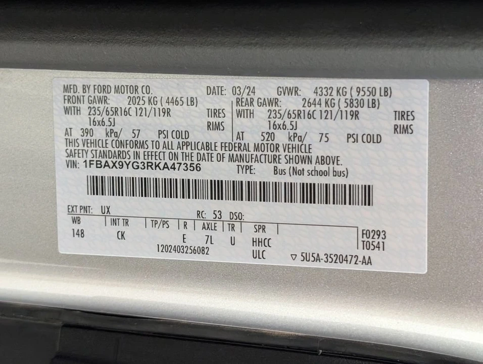 2024 Ford Transit - Image 23 of 28