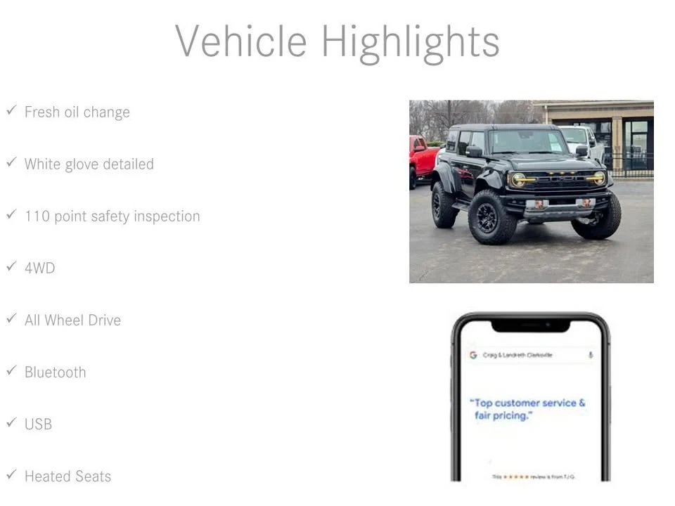 2024 Ford Bronco Raptor 6th Gen - Image 14 of 19