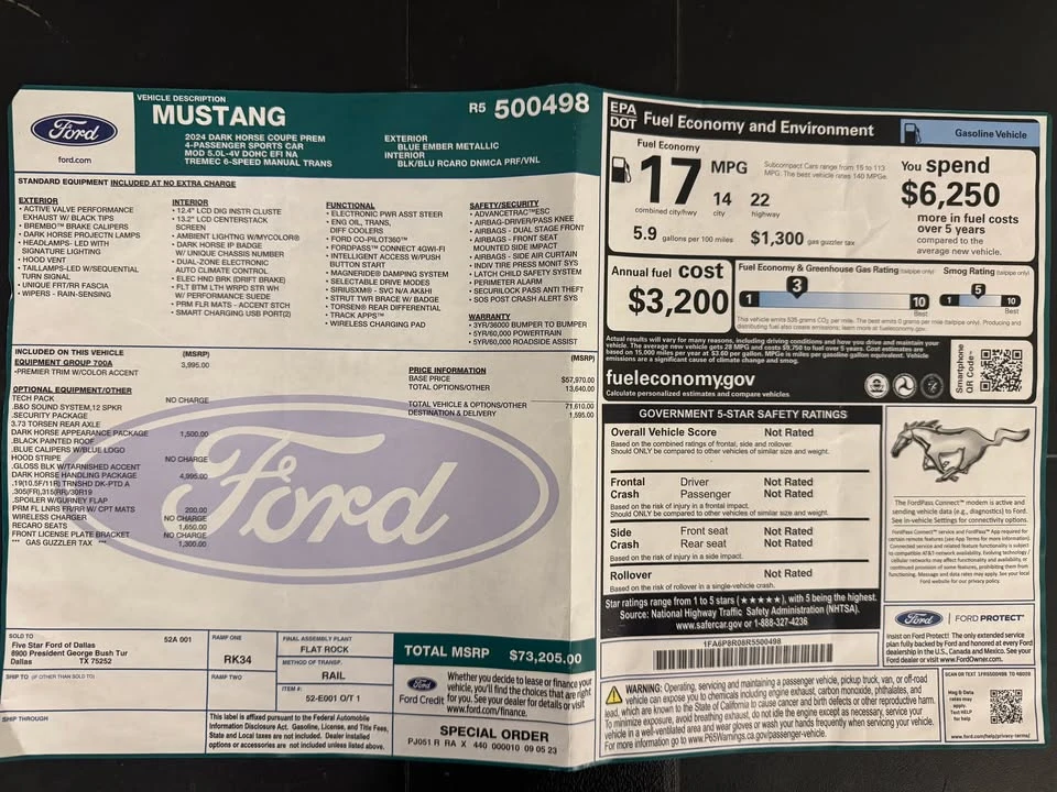 2024 Ford S650 Mustang - Image 18 of 18