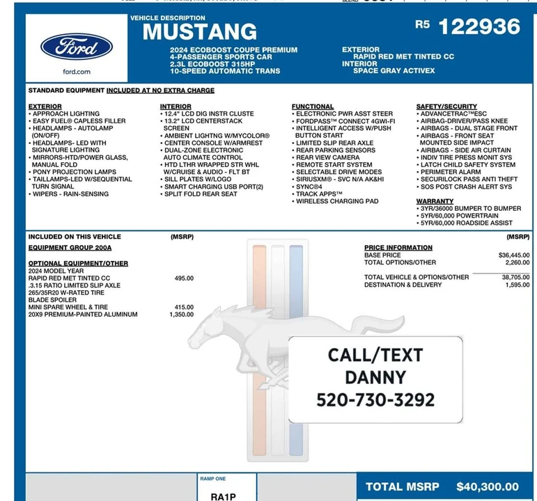 2024 Ford S650 Mustang - Image 19 of 20