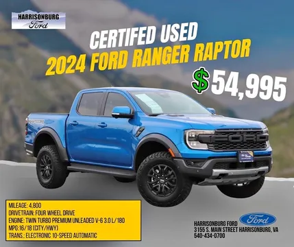 2024 Ford Ranger Raptor