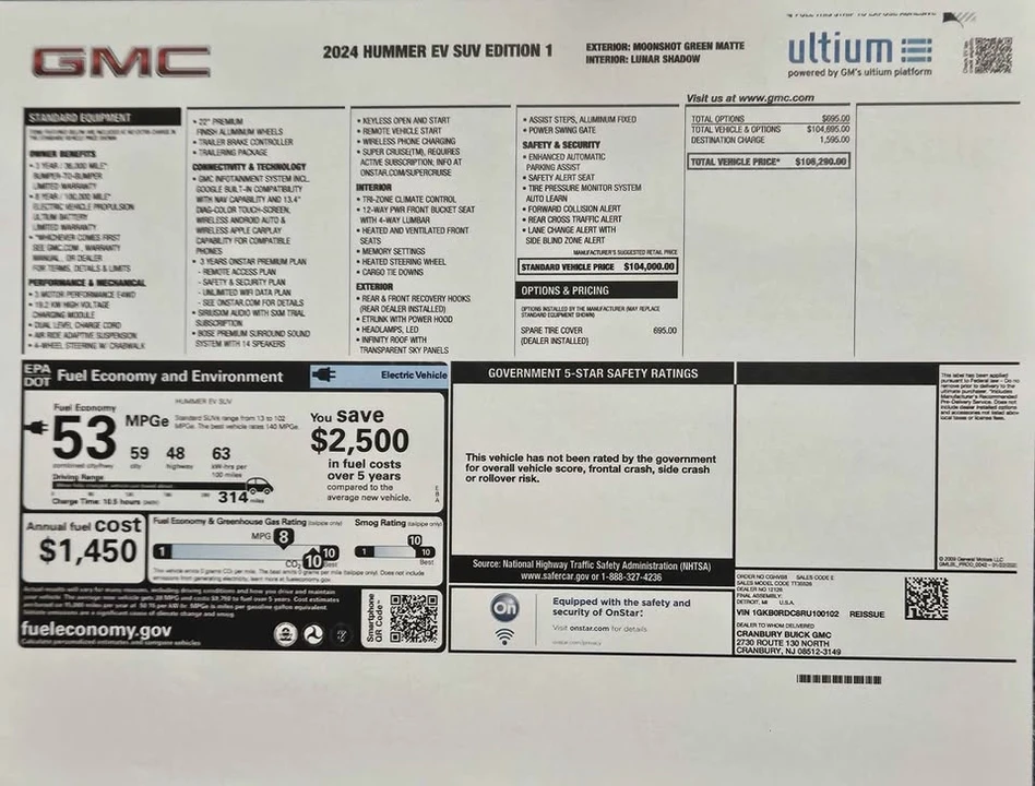 2024 GMC Hummer EV - Image 19 of 20