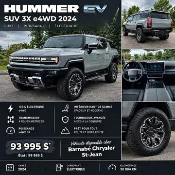 2024 GMC Hummer EV SUV 3X e4WD