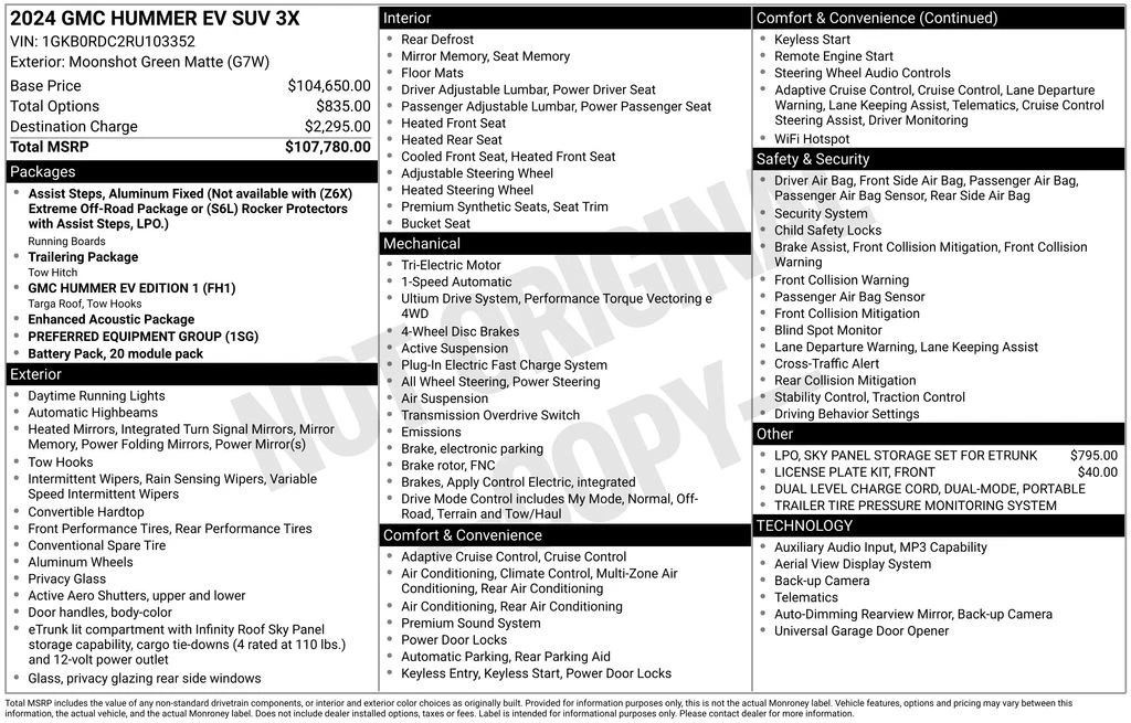 2024 GMC Hummer EV - Image 4 of 31