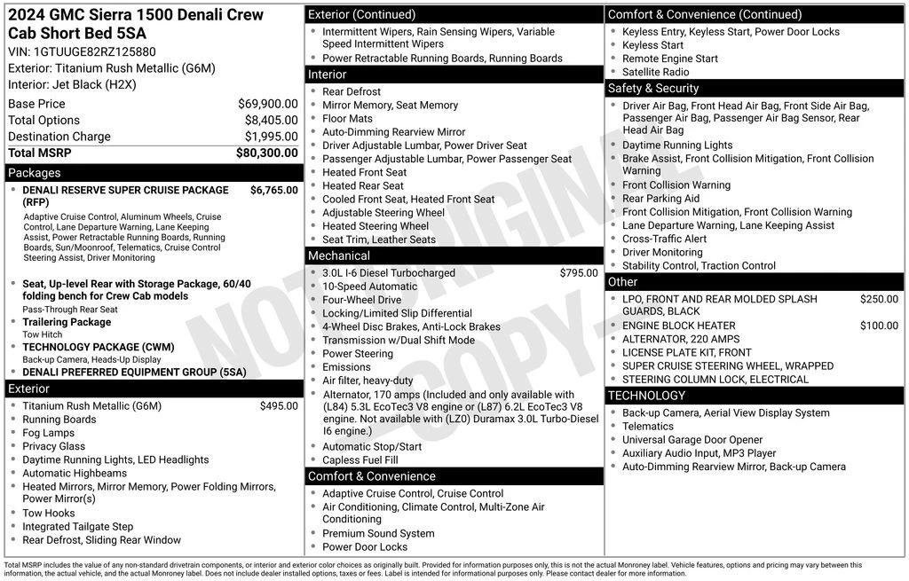 2024 GMC Sierra 5th Gen - Image 4 of 21