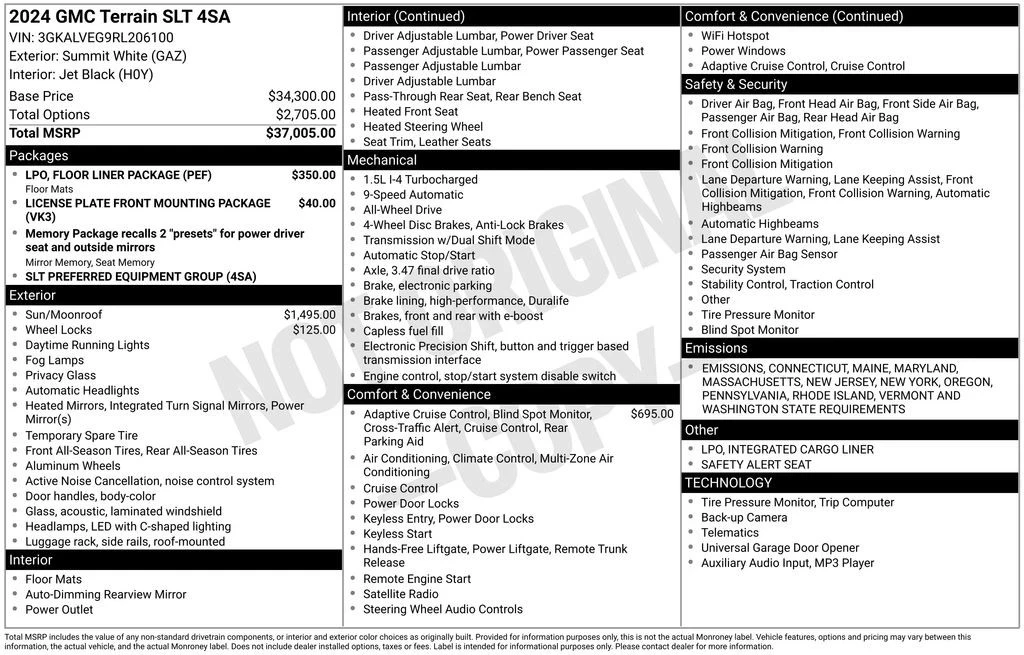 2024 GMC Terrain - Image 2 of 2