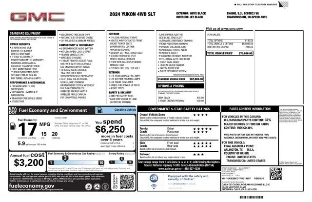 2024 GMC Yukon 5th Gen - Image 3 of 21