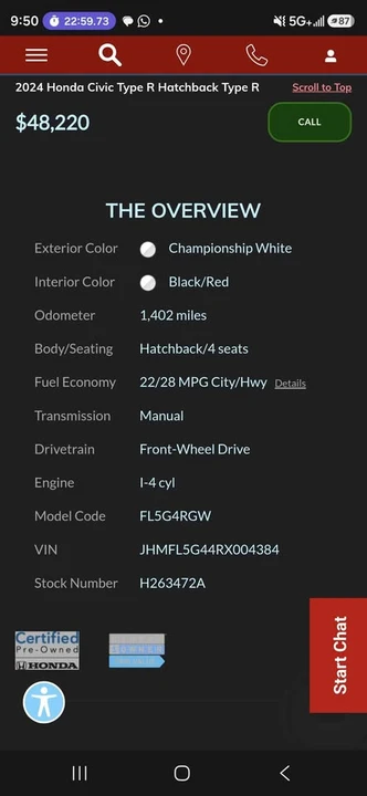 2024 Honda FL5 Civic Type R - Image 2 of 9