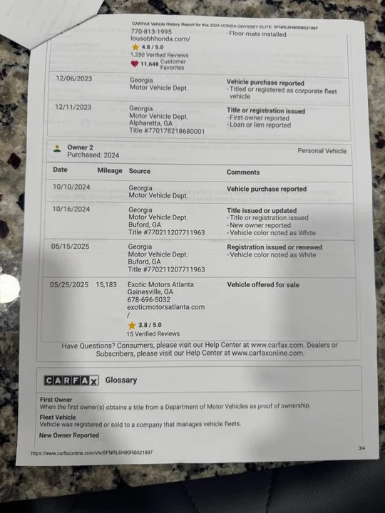 2024 Honda Odyssey - Image 16 of 16