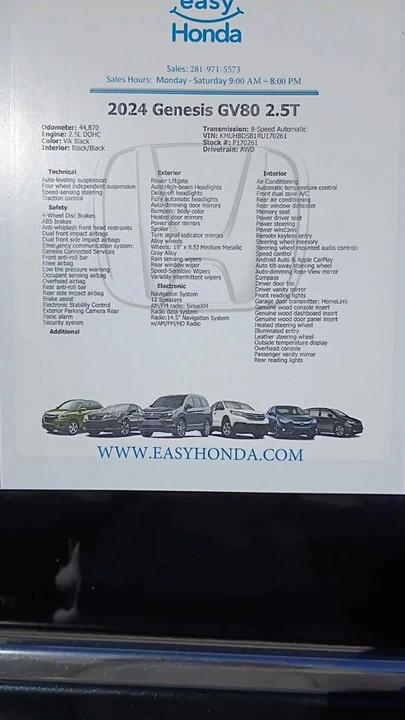 2024 Hyundai Genesis - Image 5 of 5