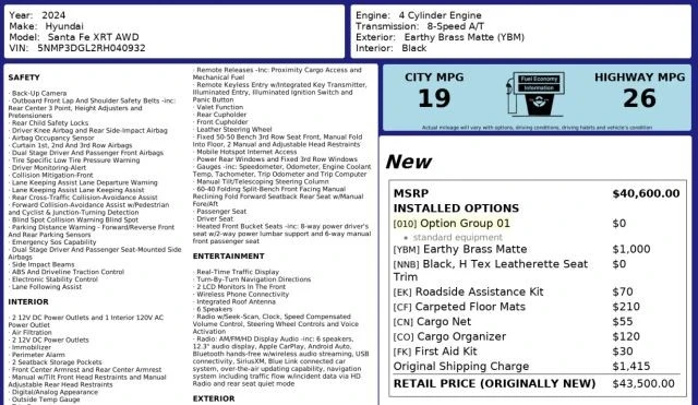 2024 Hyundai Santa Fe - Image 6 of 21