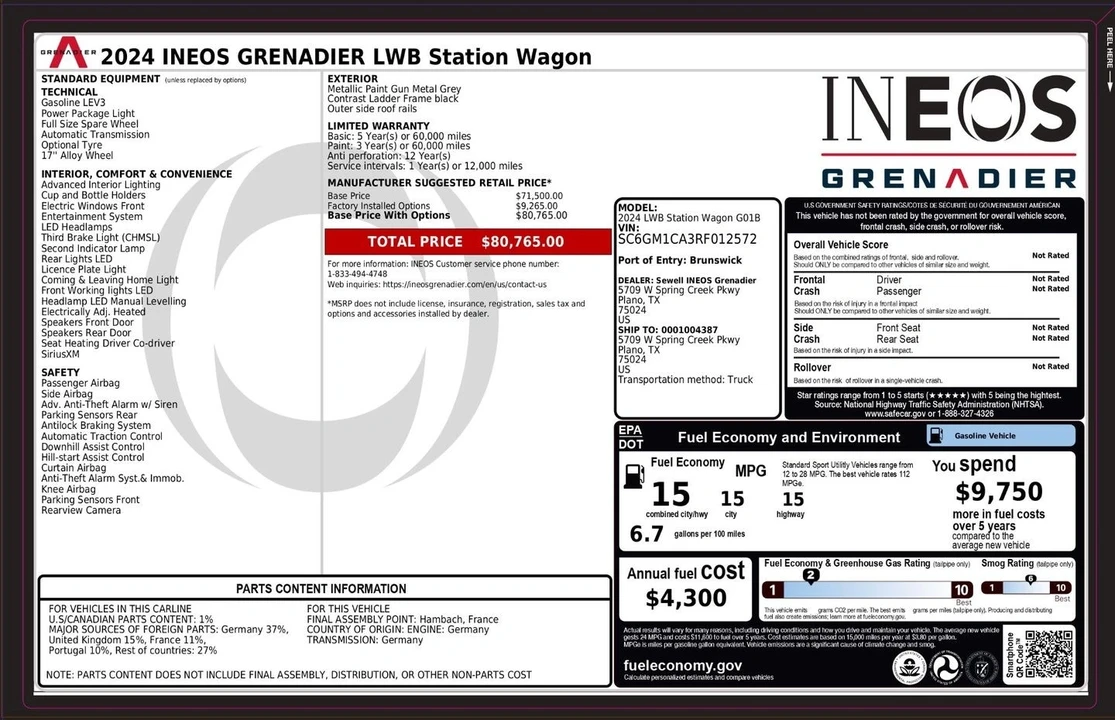 2024 INEOS Grenadier - Image 4 of 12
