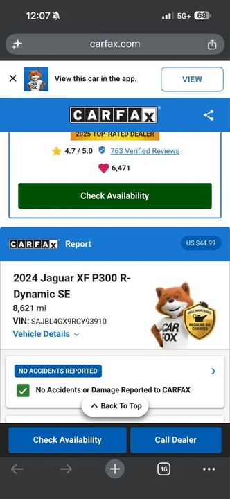 2024 Jaguar X260 XF - Image 20 of 20