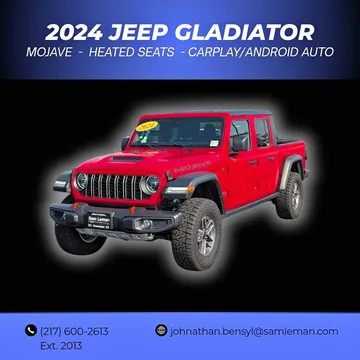 2024 Jeep Gladiator Mojave Pickup 4D 5 ft