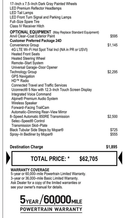 2024 Jeep JT Gladiator - Image 20 of 20