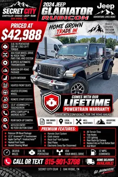 2024 Jeep Gladiator Rubicon Pickup 4D 5 ft