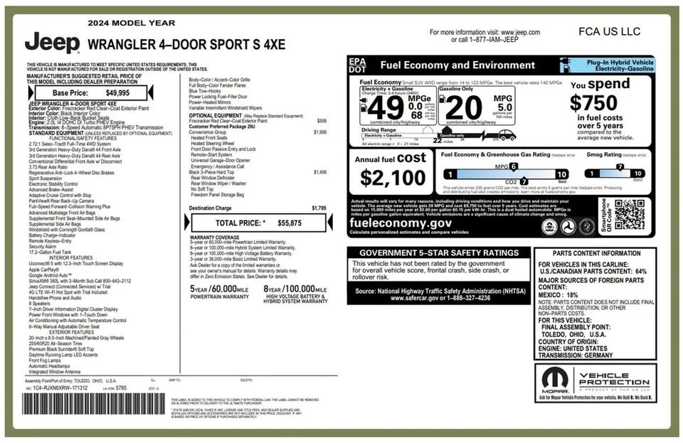 2024 Jeep JL Wrangler - Image 7 of 20