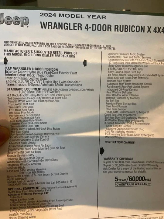 2024 Jeep JL Wrangler - Image 18 of 18