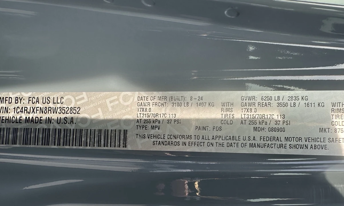 2024 Jeep JL Wrangler Rubicon 392 - Image 30 of 30